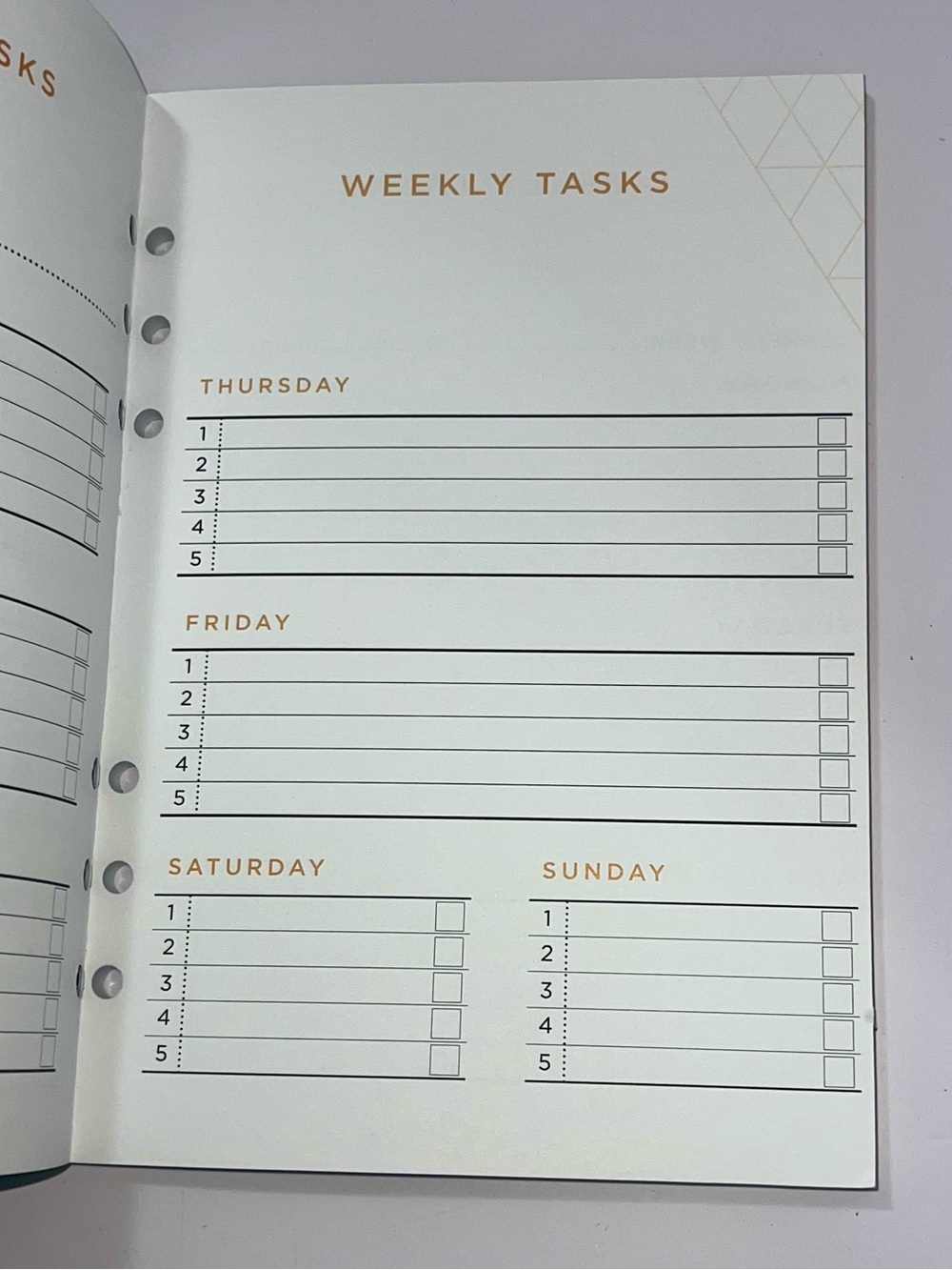 Recollections Projects Planner Insert Journal Notebook Discbound Refill - Picture 4 of 8
